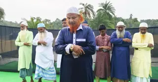 রাজশাহীর কৃষ্ণপুরে ঈদুল আজহার নামাজ অনুষ্ঠিত
